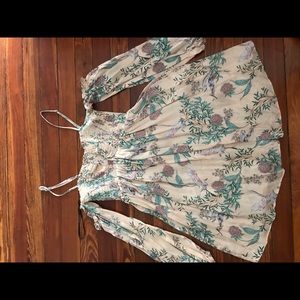 Zara off shoulder mini dress